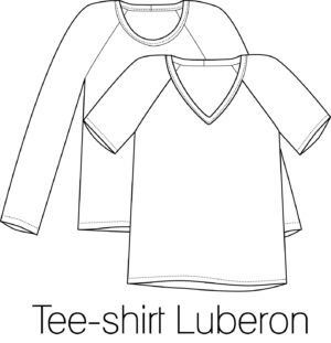 Patron couture Tee-shirt Luberon du 10 ans au 46 version papier – Image 4