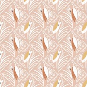 Tissu Pond Life Indigo designs In the nest RJR Fabrics