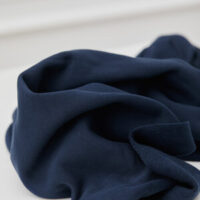 Tissu sweat brossé Bleu indigo night-Mind the maker