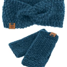 kit tricot bandeau mitaines