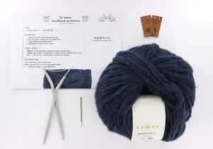 kit tricot bandeau mitaines