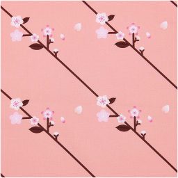 Tissu popeline fleur de cerisier Sakura Rico Design
