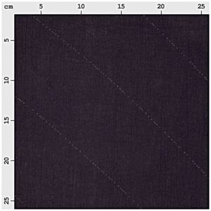 Tissu double-gaze noir Sakura hot foil Rico Design
