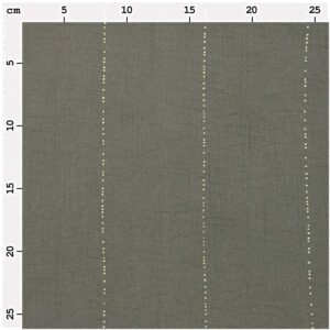 Tissu double-gaze kaki Sakura hot foil Rico Design