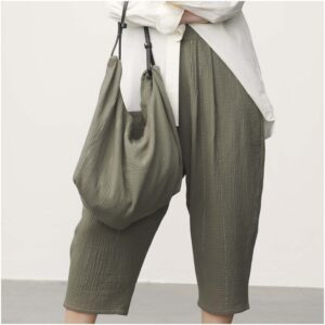 Tissu double-gaze kaki Sakura hot foil Rico Design
