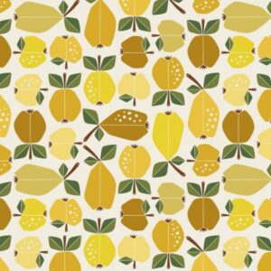Tissu Orchard Under the apple tree