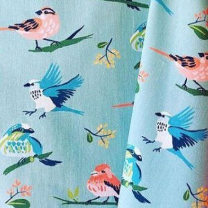 Tissu Vintage 74 oiseaux - Mona Luna