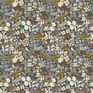 Tissu Meadow grey metallic Rifle Paper Co