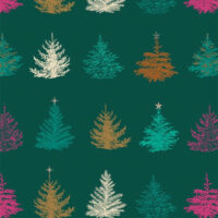 Tissu sapins Christmas in the city - AGF