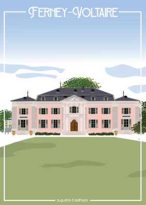 carte postale Ferney