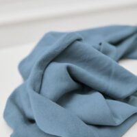 Tissu sweat brossé Bleu gris -Mind the maker
