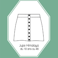 Patron couture Jupe Himalaya du 10 ans au 46 version papier