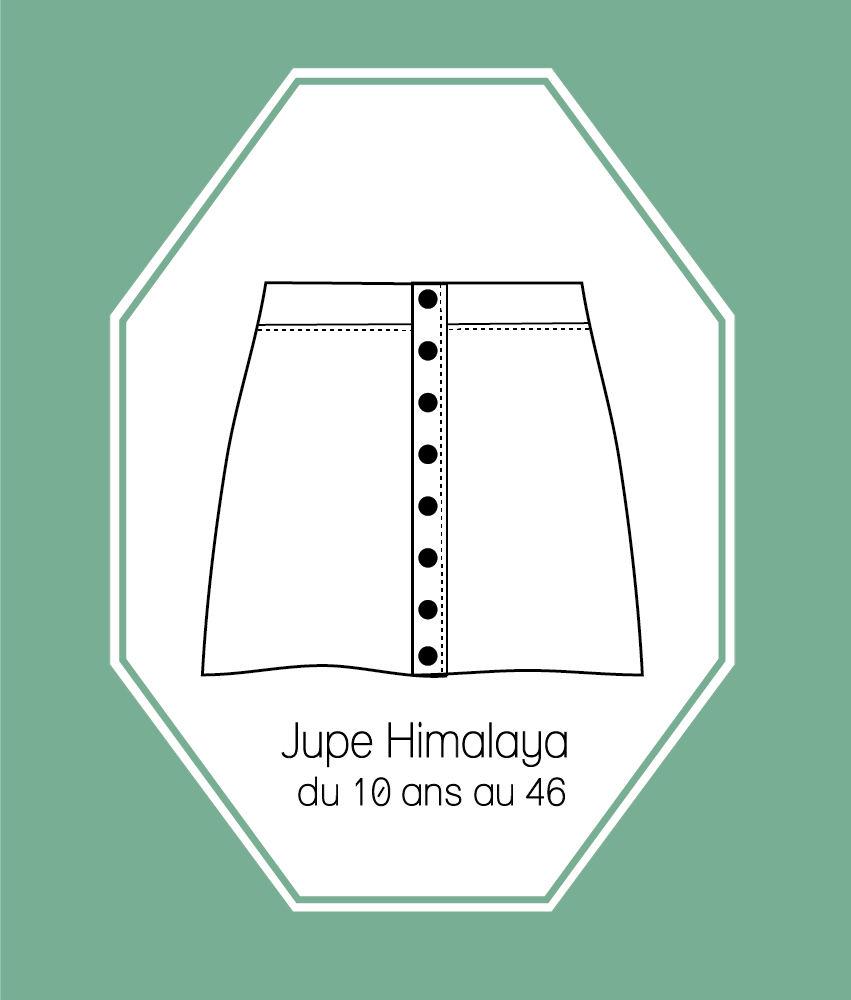 Patron couture Jupe Himalaya du 10 ans au 46 version papier
