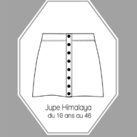 Patron couture Jupe Himalaya du 10 ans au 46 version PDF