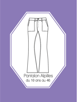 Patron couture Pantalon Alpilles du 10 ans au 46 version papier