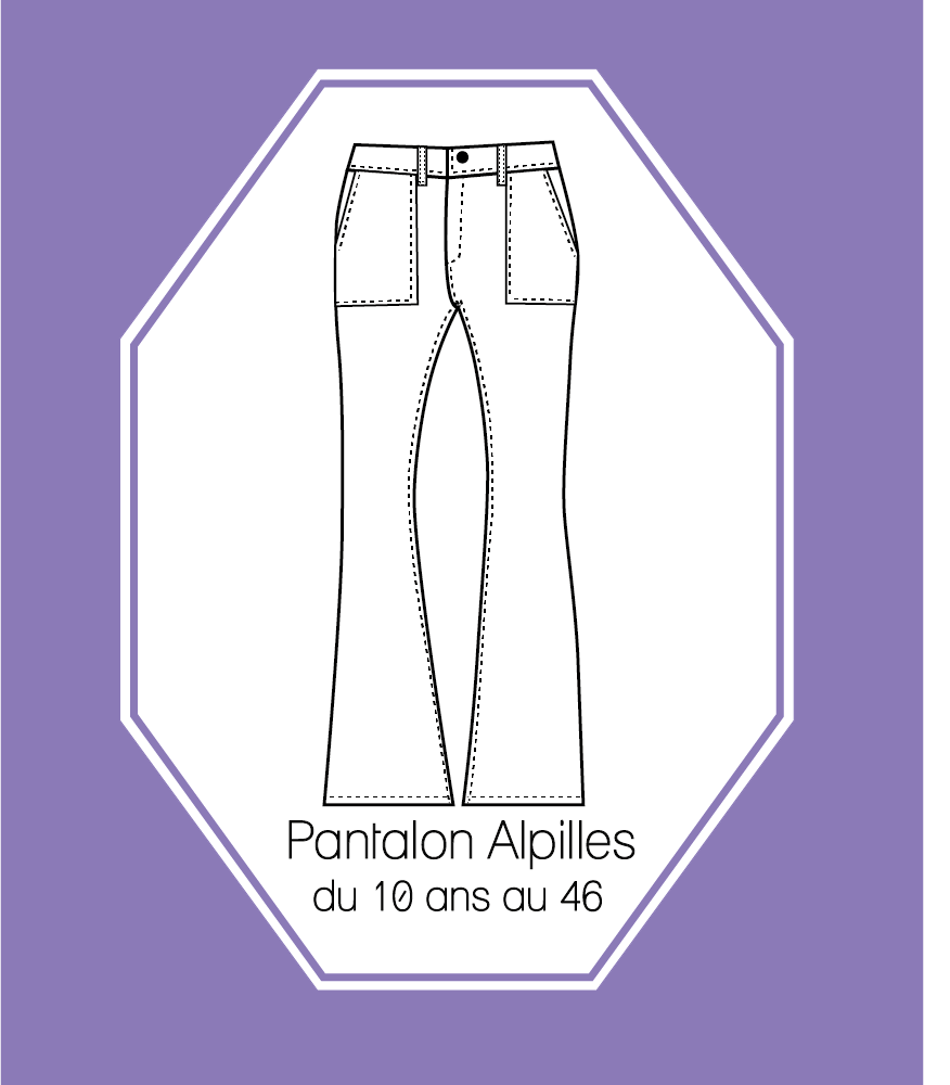 Patron couture Pantalon Alpilles du 10 ans au 46 version papier