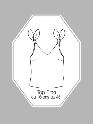 Patron couture Top Etna du 10 ans au 46 version PDF