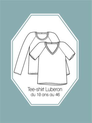 Patron couture Tee-shirt Luberon du 10 ans au 46 version papier