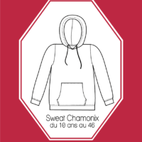Patron couture Sweat Chamonix du 10 ans au 46 version papier