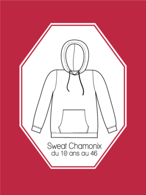 Patron couture Sweat Chamonix du 10 ans au 46 version papier