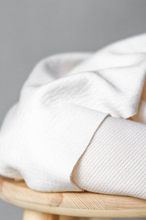Tissu sweat knit Blanc crème-Mind the maker