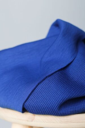 Tissu sweat knit Bleu cobalt-Mind the maker