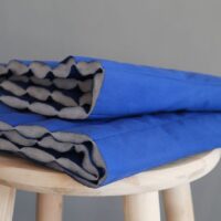 Tissu matelassé Bleu cobalt-Mind the maker