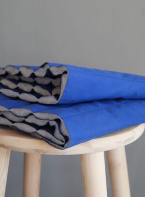 Tissu matelassé Bleu cobalt-Mind the maker