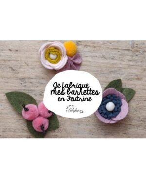 Je fabrique mes barrettes en feutrine