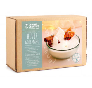Kit bougie DIY Hiver gourmand