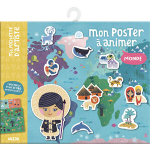 Mon poster à animer Monde