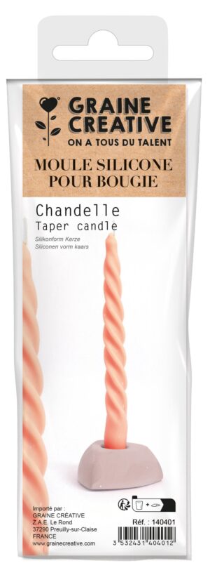 Moule silicone pour bougie chandelle
