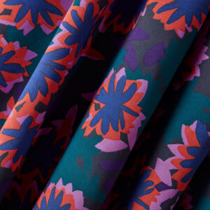 Tissu viscose Waterlily Night Atelier Brunette