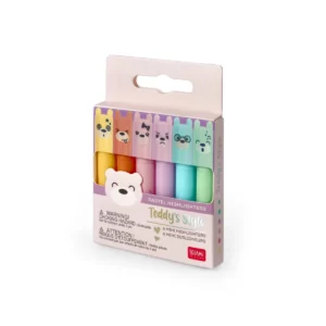 Surligneurs Teddy pastel Legami