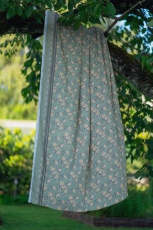 Viscose indienne fond vert Augustine et Balthazar – Image 3