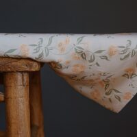 Viscose indienne fond crème Augustine et Balthazar