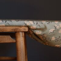 Viscose indienne fond vert Augustine et Balthazar
