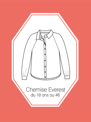 Patron couture Chemise Everest du 10 ans au 46 version papier