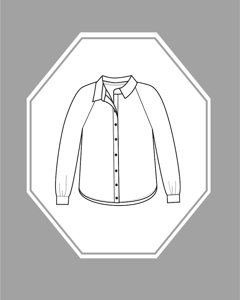 Patron couture Chemise Everest du 10 ans au 46 version PDF