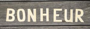 Lettres dorées BONHEUR – Image 5