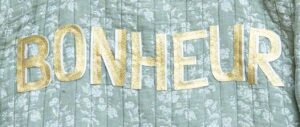 Lettres dorées BONHEUR – Image 3
