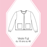 Patron couture Veste Fuji du 10 ans au 46 version papier