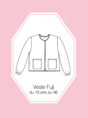Patron couture Veste Fuji du 10 ans au 46 version papier