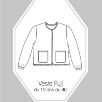 Patron couture Veste Fuji du 10 ans au 46 version PDF