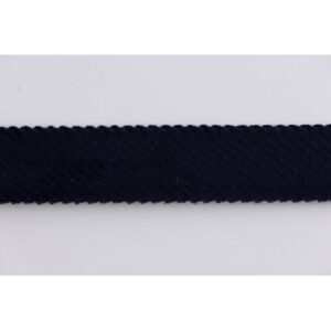 Biais velours côtelé bleu marine – Image 2