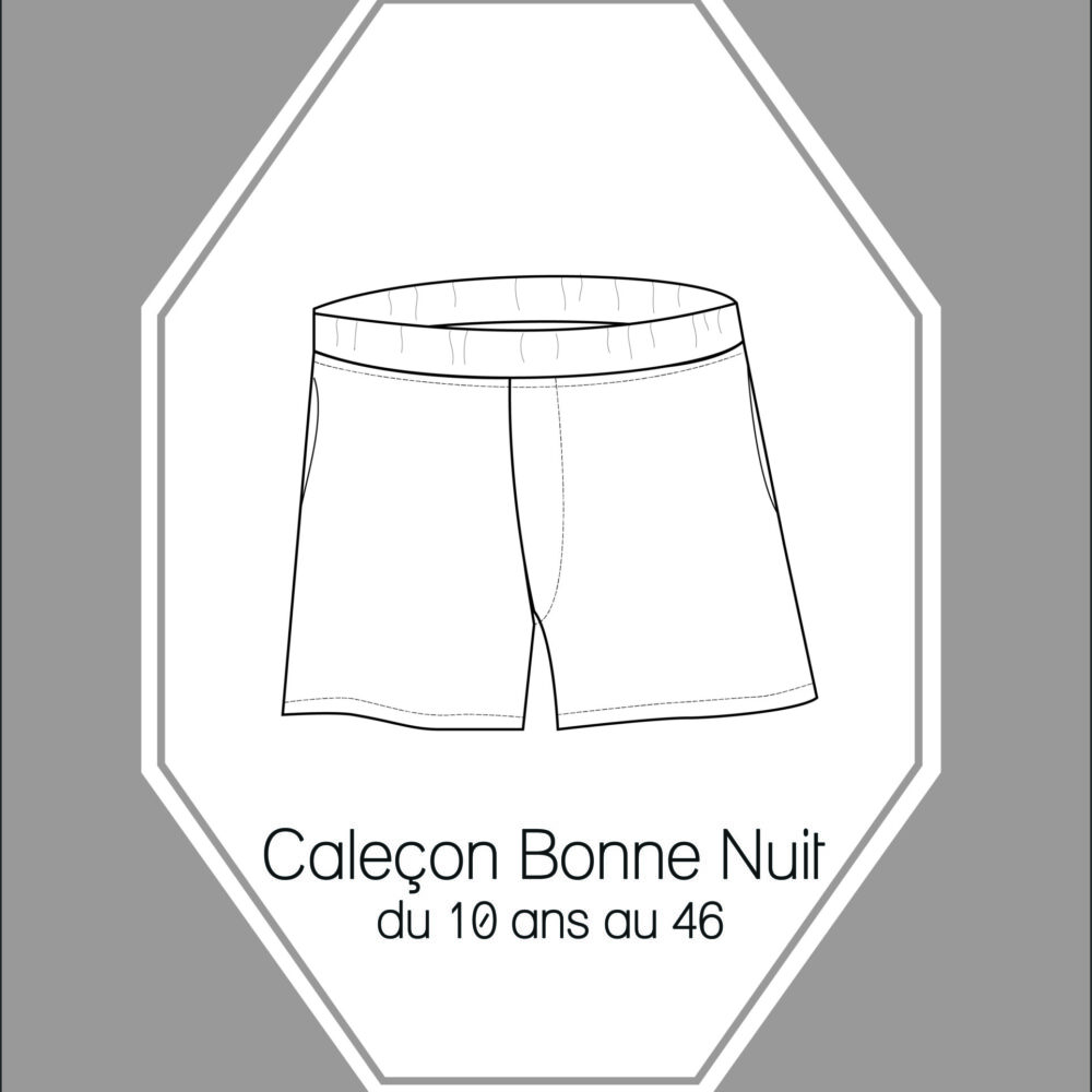 Patron couture Caleçon Bonne Nuit