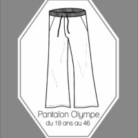 Patron couture Pantalon Olympe du 10 ans au 46 version PDF