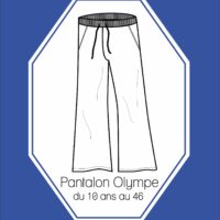 Patron couture Pantalon Olympe du 10 ans au 46 version papier