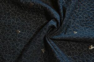 Jacquard coeur or marine Augustine & Balthazar – Image 4