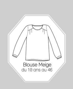 Patron couture Blouse Meige du 10 ans au 46 version PDF